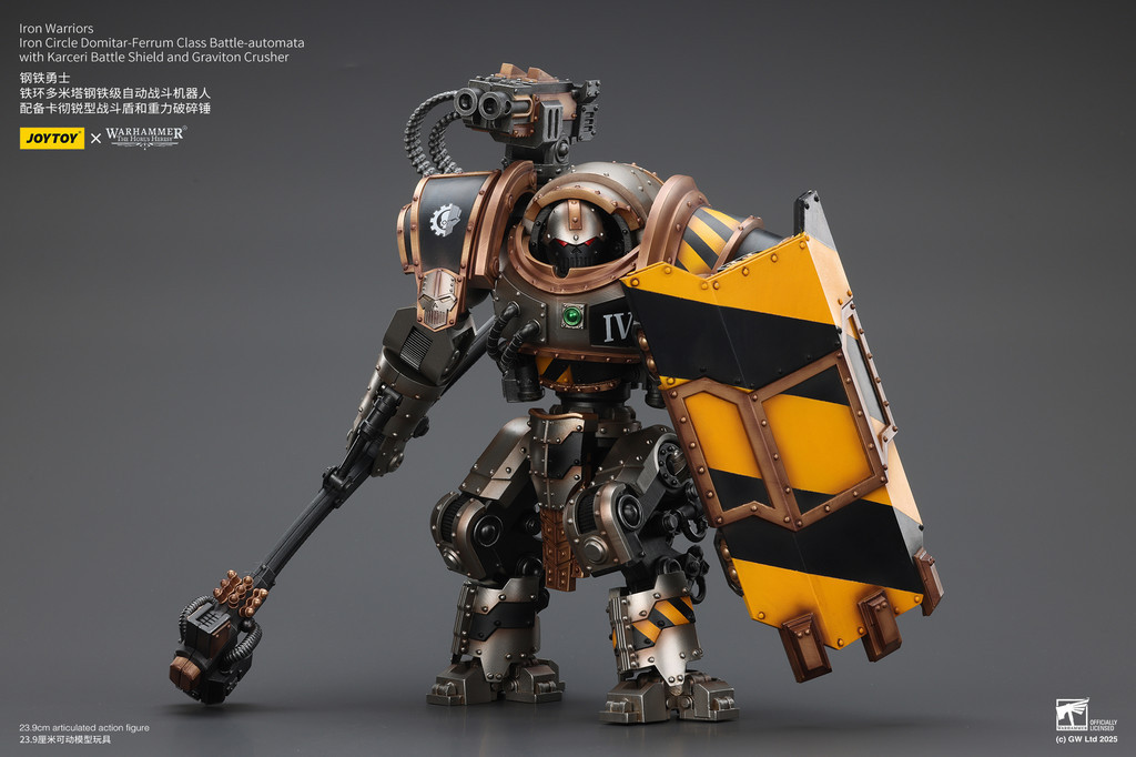 Iron WarriorsIron Circle Domitar-Ferrum Class Battle-automata with Karceri Battle Shield and Graviton Crusher - view 15