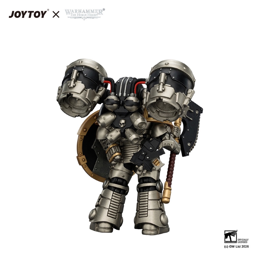 Iron Warriors MkII Assault Legionary1 with Bolt pistol, Chain axe & Combat shield - view 4