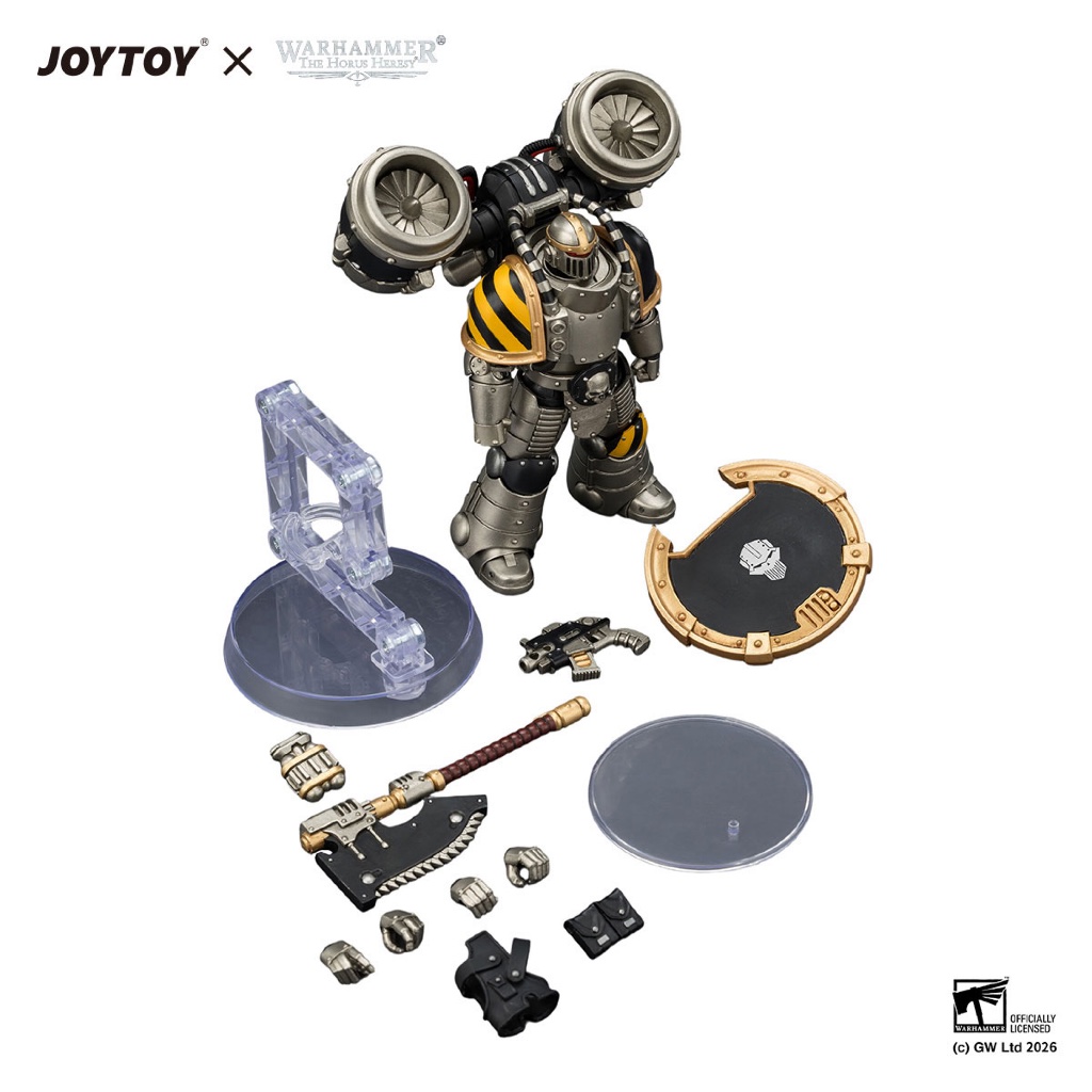 Iron Warriors MkII Assault Legionary1 with Bolt pistol, Chain axe & Combat shield - view 6