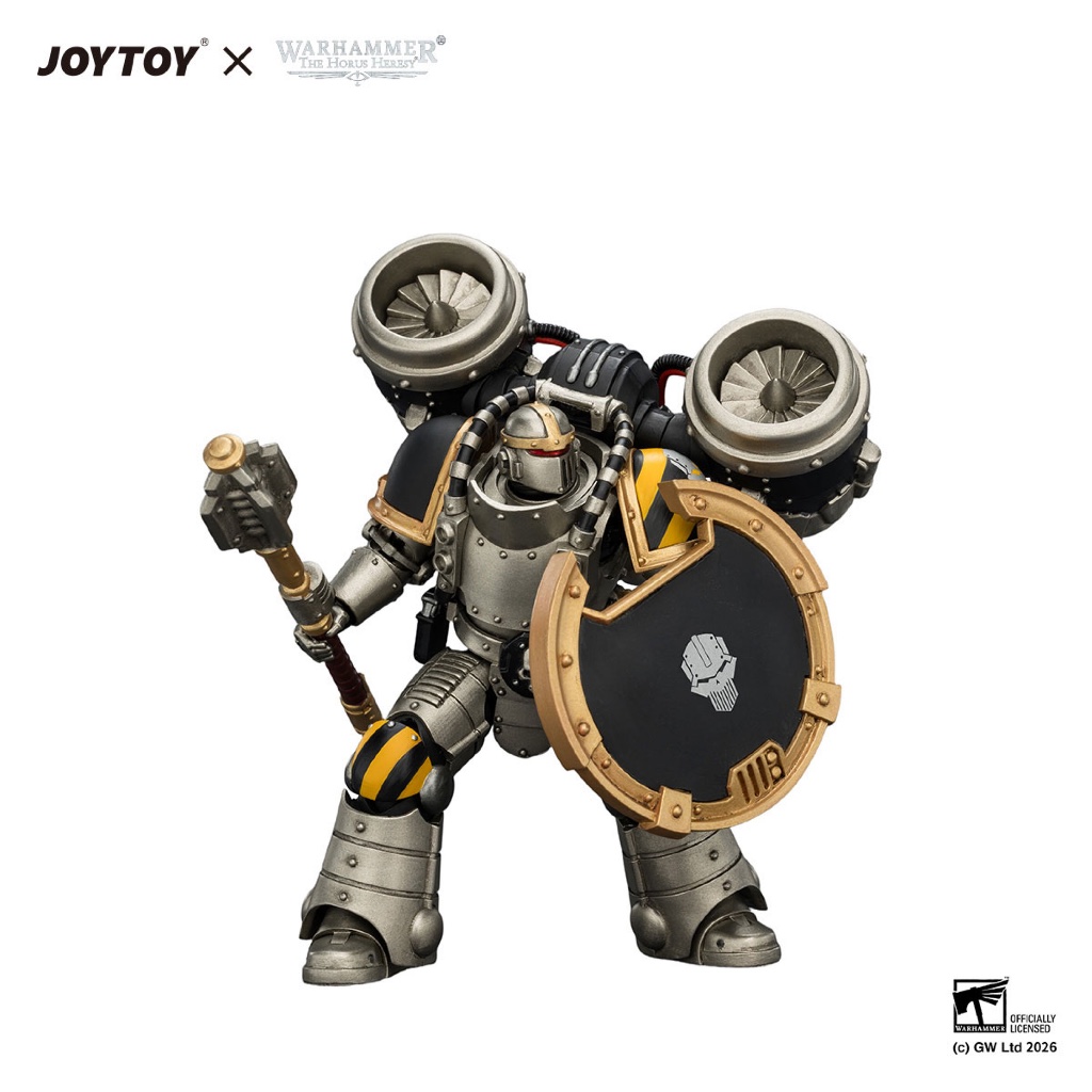 Iron Warriors MkII Assault Sergeant with Disintegrator pistol, Power maul & Combat shield - view 5