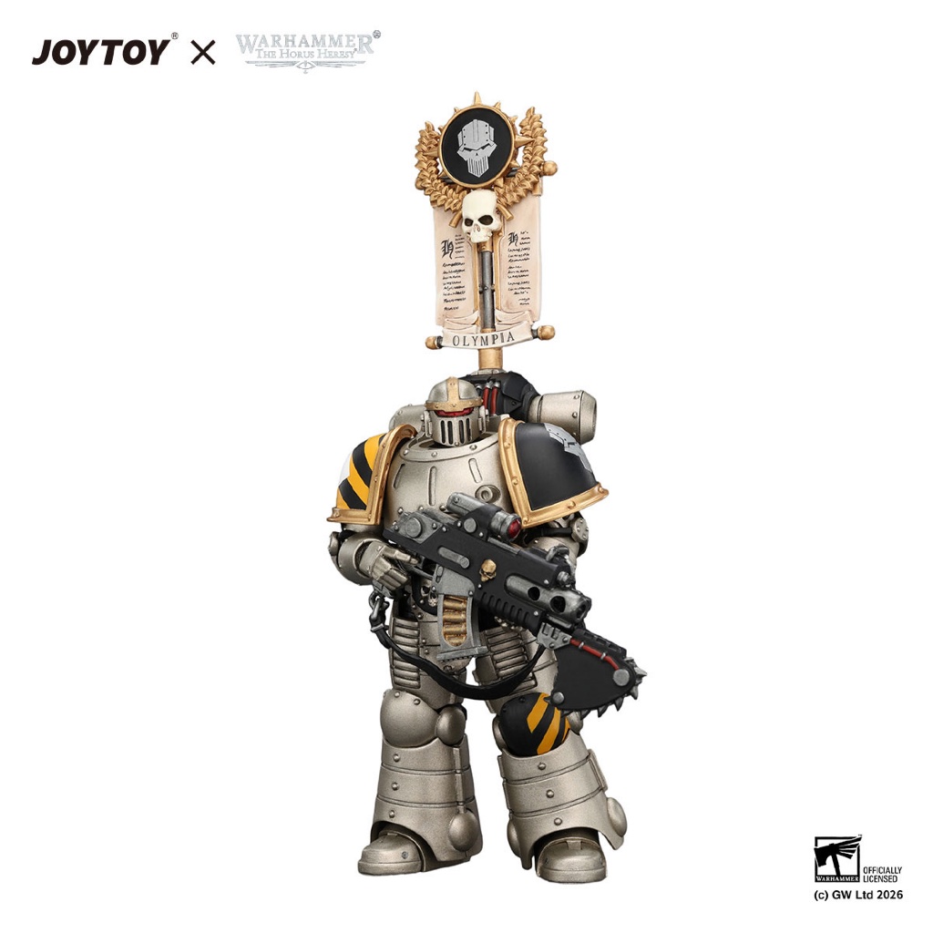 Iron Warriors MkII Legionary1 with Vexilla, Bolter and Bolt Pistol - view 5