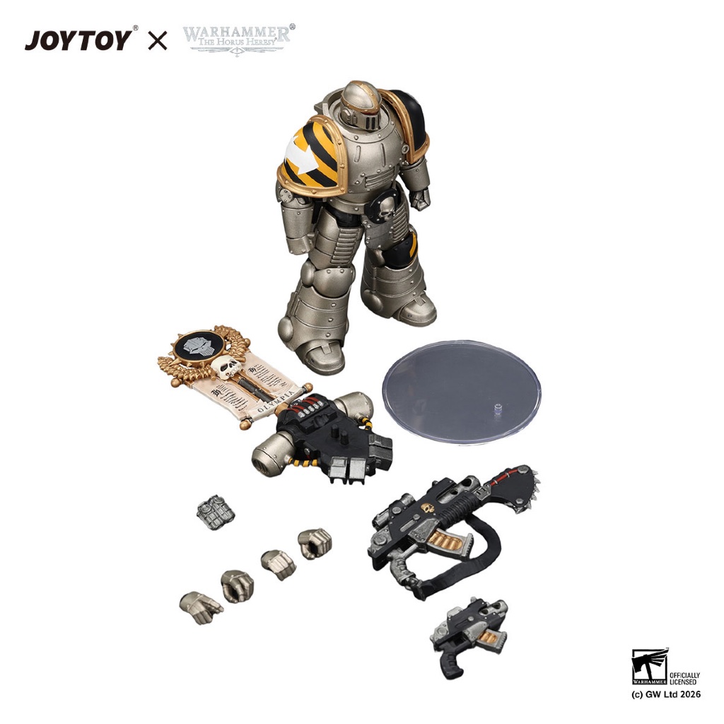Iron Warriors MkII Legionary1 with Vexilla, Bolter and Bolt Pistol - view 6