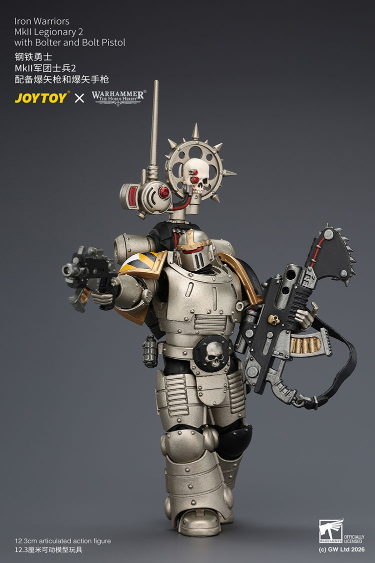 Iron Warriors MkII Legionary2 with Bolter and Bolt Pistol - view 10
