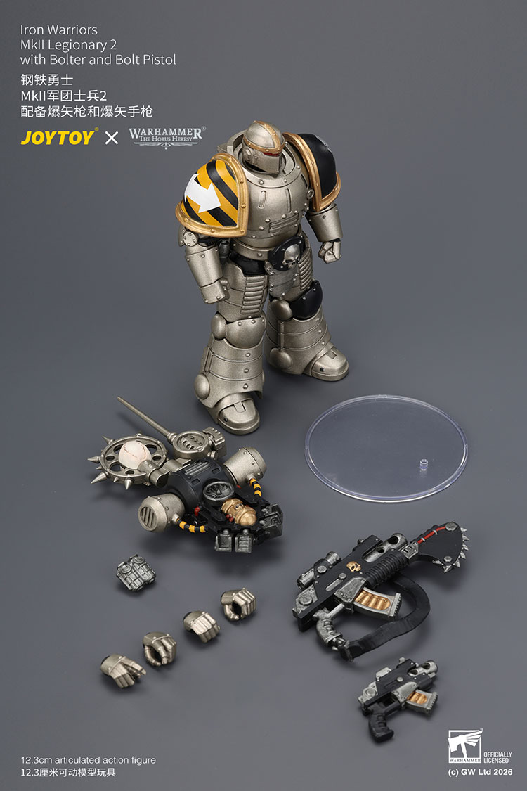 Iron Warriors MkII Legionary2 with Bolter and Bolt Pistol - view 14