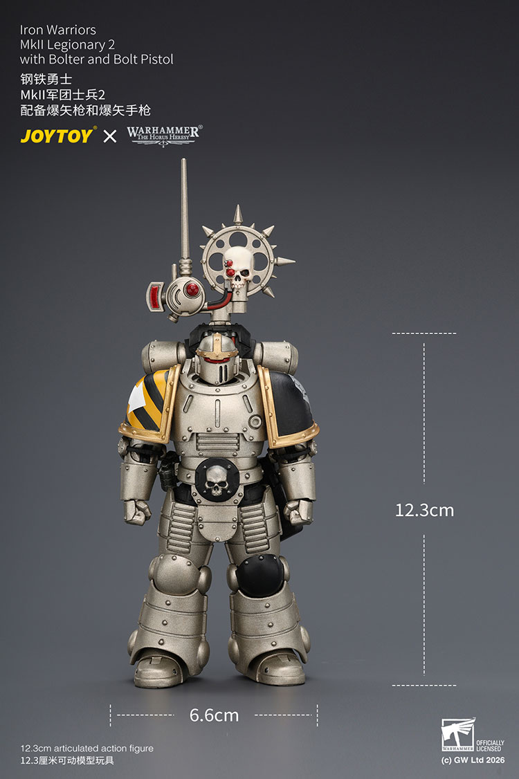 Iron Warriors MkII Legionary2 with Bolter and Bolt Pistol - view 13