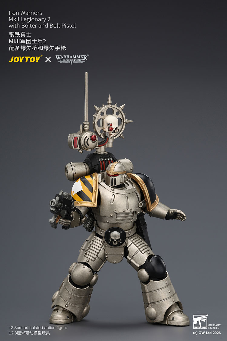 Iron Warriors MkII Legionary2 with Bolter and Bolt Pistol - view 9