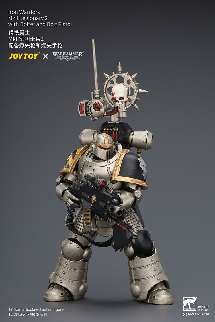 Iron Warriors MkII Legionary2 with Bolter and Bolt Pistol - view 11