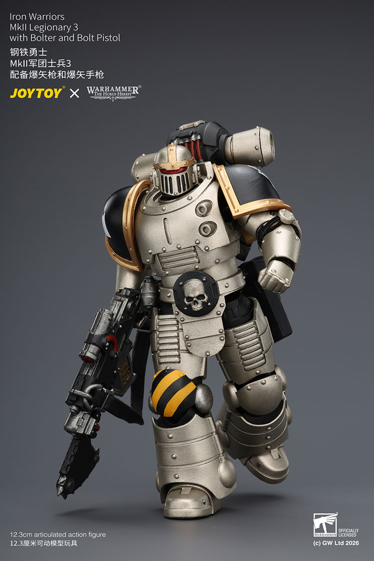 Iron Warriors MkII Legionary3 with Bolter and Bolt Pistol - view 11