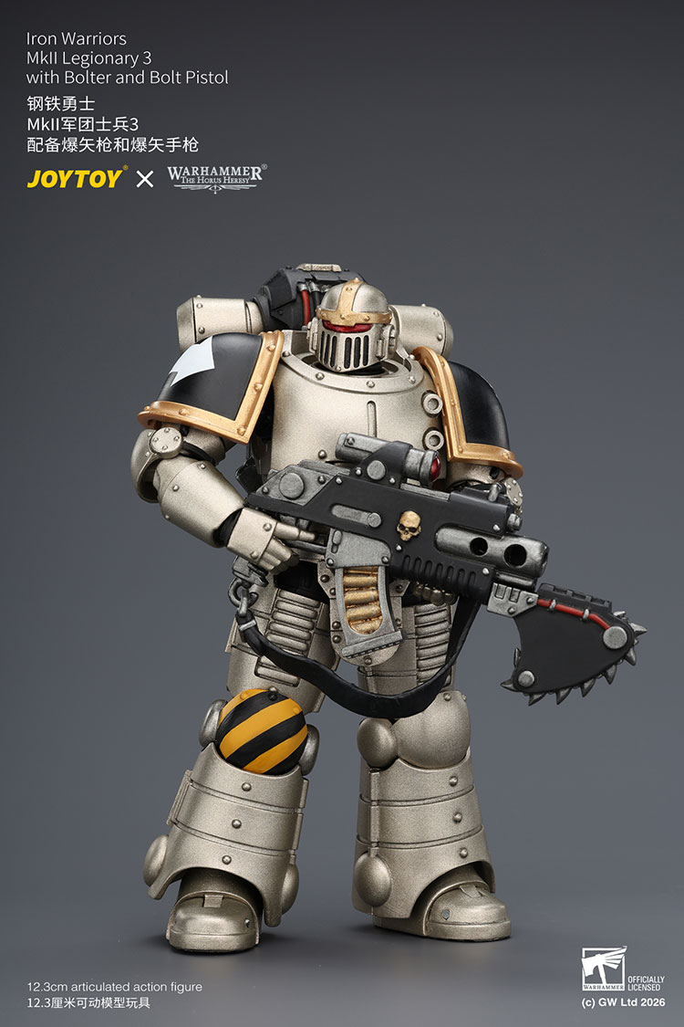 Iron Warriors MkII Legionary3 with Bolter and Bolt Pistol - view 7