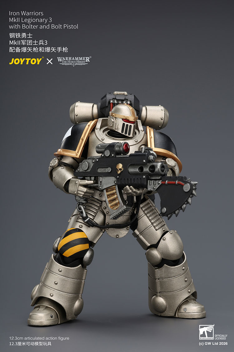 Iron Warriors MkII Legionary3 with Bolter and Bolt Pistol - view 9