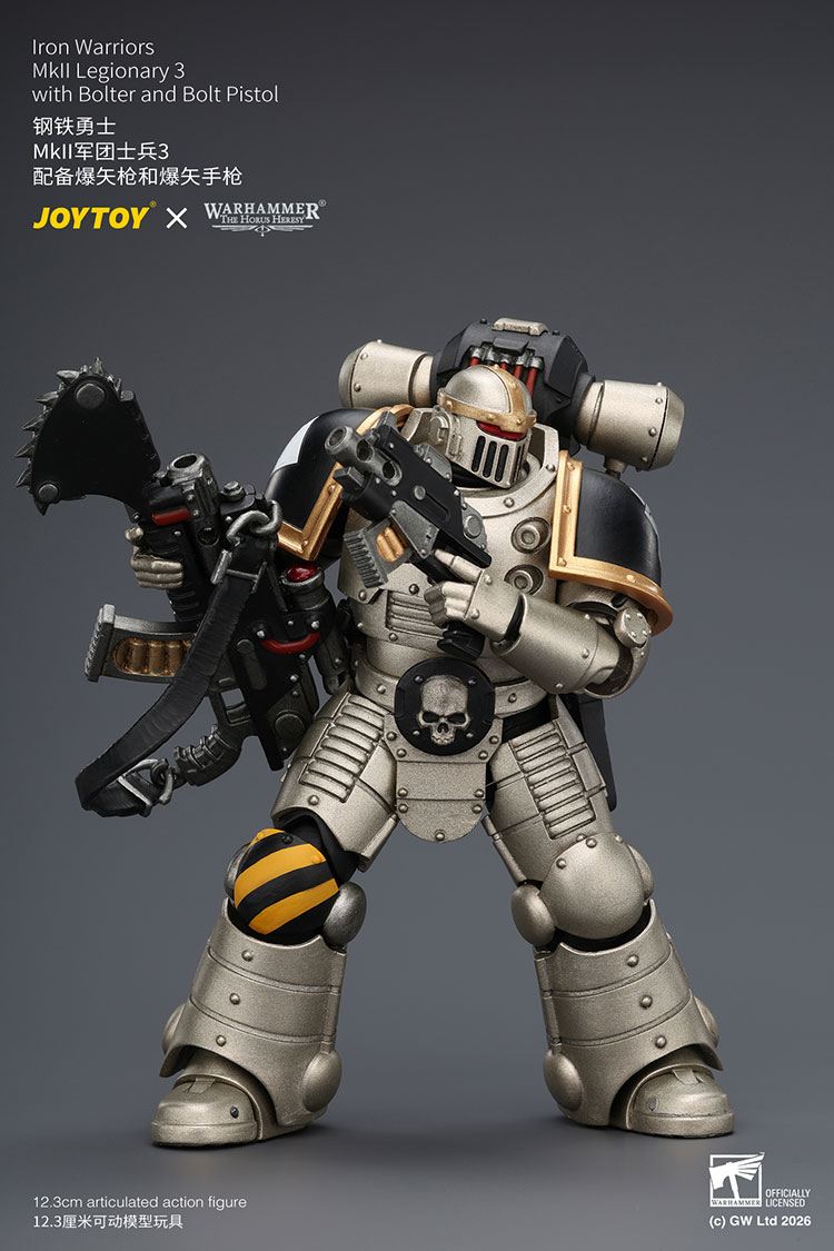 Iron Warriors MkII Legionary3 with Bolter and Bolt Pistol - view 12