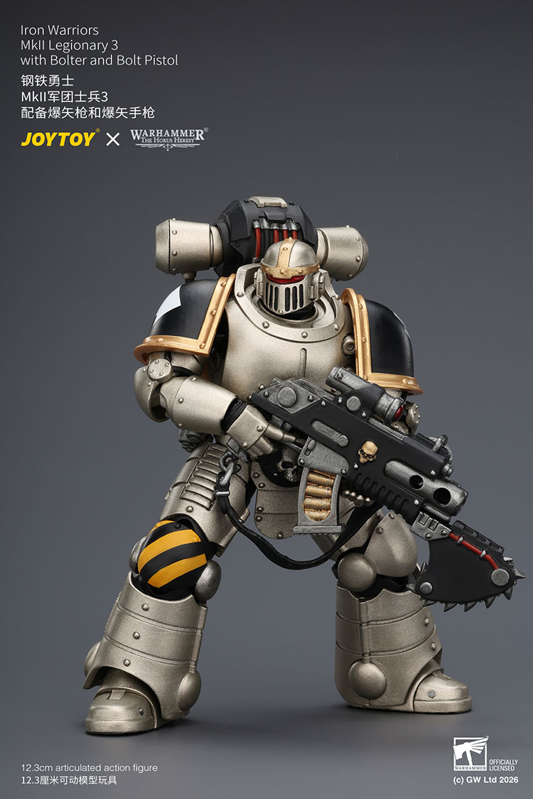 Iron Warriors MkII Legionary3 with Bolter and Bolt Pistol - view 10