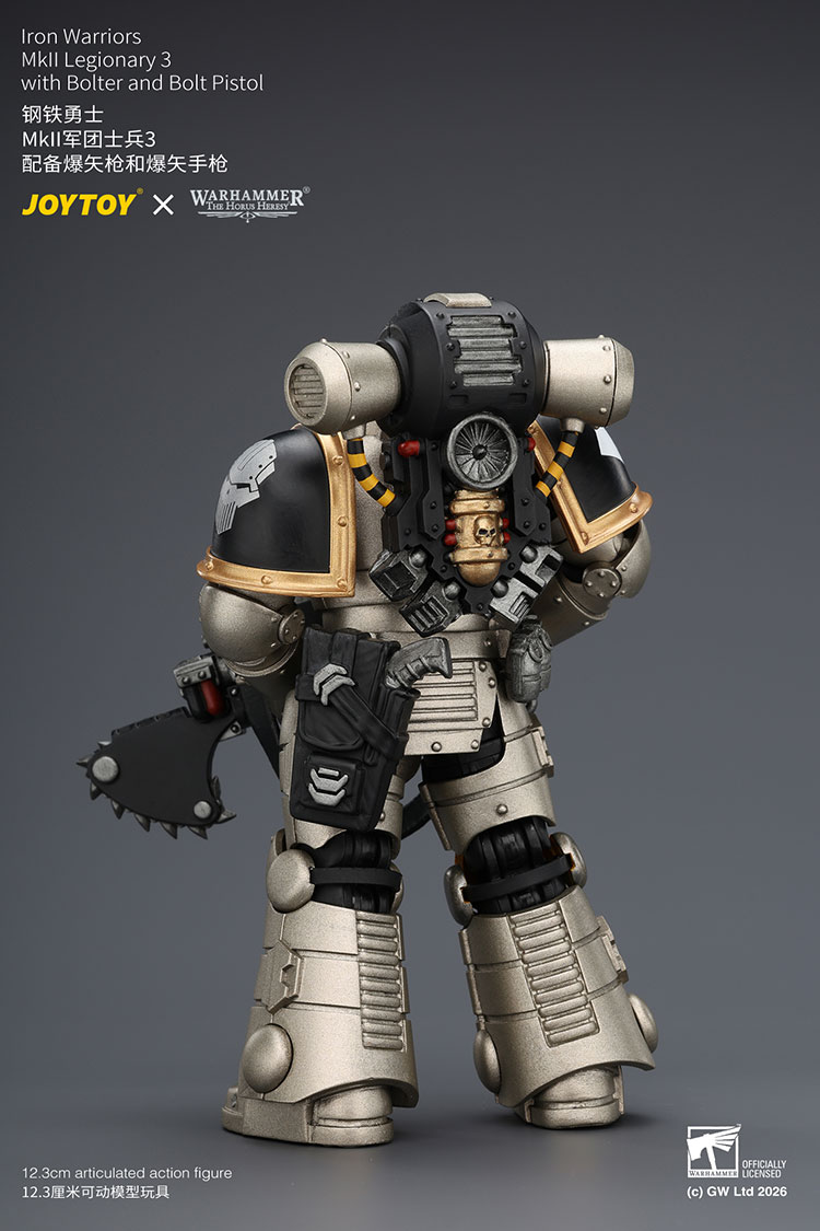 Iron Warriors MkII Legionary3 with Bolter and Bolt Pistol - view 8