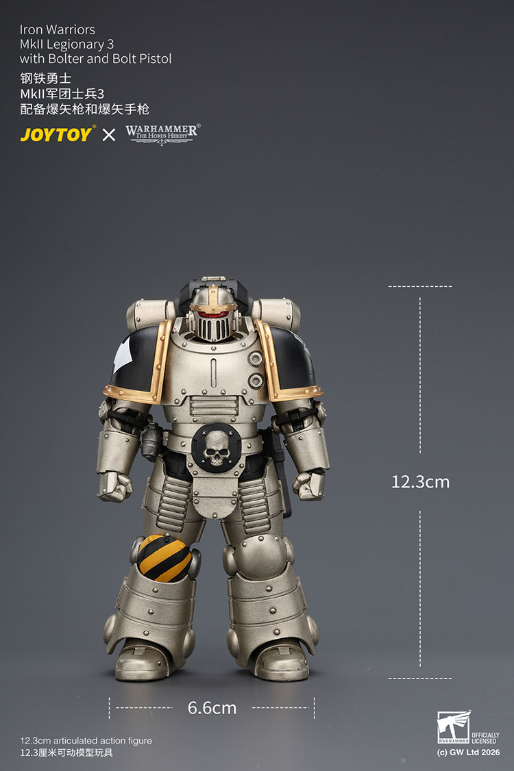 Iron Warriors MkII Legionary3 with Bolter and Bolt Pistol - view 13