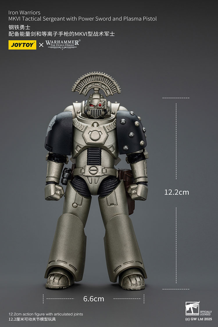 Iron Warriors MKVI Tactical Sergeant with Power Sword and Plasma Pistol - view 18