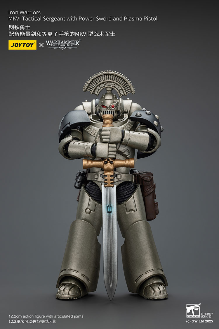 Iron Warriors MKVI Tactical Sergeant with Power Sword and Plasma Pistol - view 9