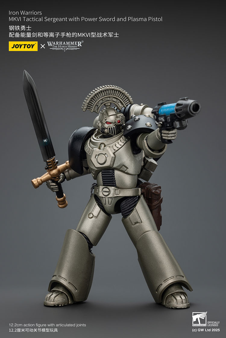 Iron Warriors MKVI Tactical Sergeant with Power Sword and Plasma Pistol - view 12