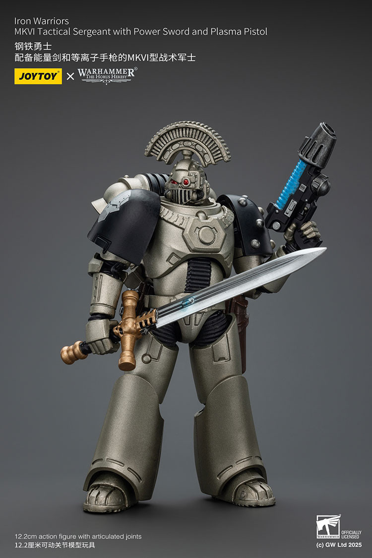 Iron Warriors MKVI Tactical Sergeant with Power Sword and Plasma Pistol - view 10