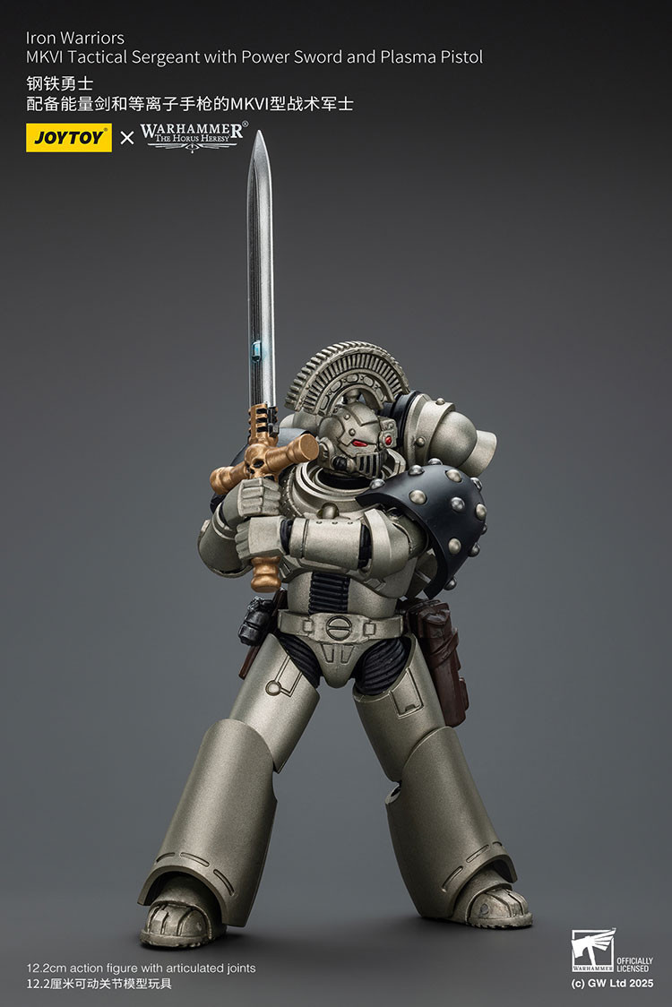 Iron Warriors MKVI Tactical Sergeant with Power Sword and Plasma Pistol - view 13