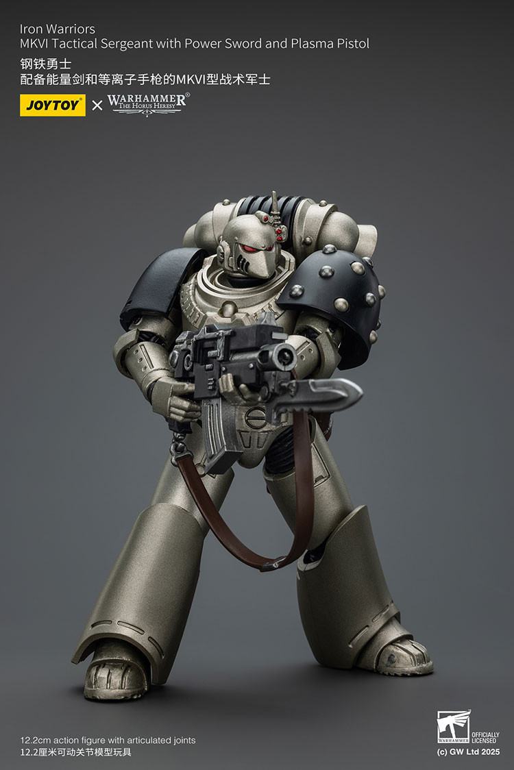 Iron Warriors MKVI Tactical Sergeant with Power Sword and Plasma Pistol - view 17