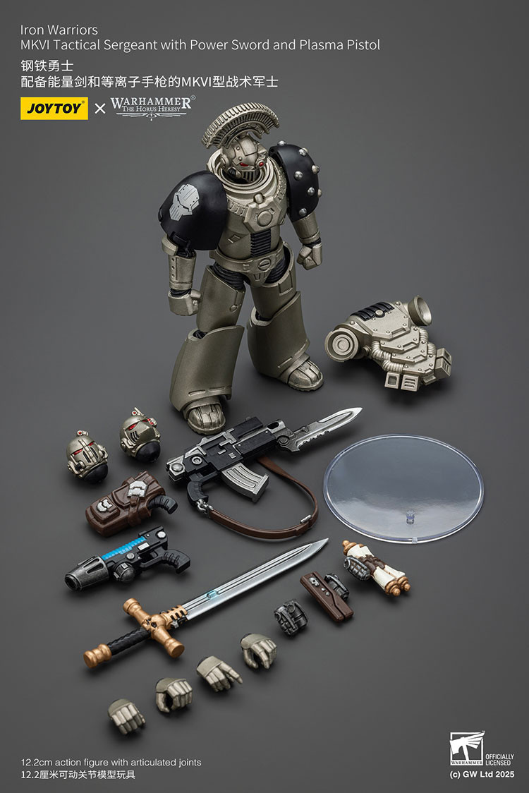 Iron Warriors MKVI Tactical Sergeant with Power Sword and Plasma Pistol - view 19