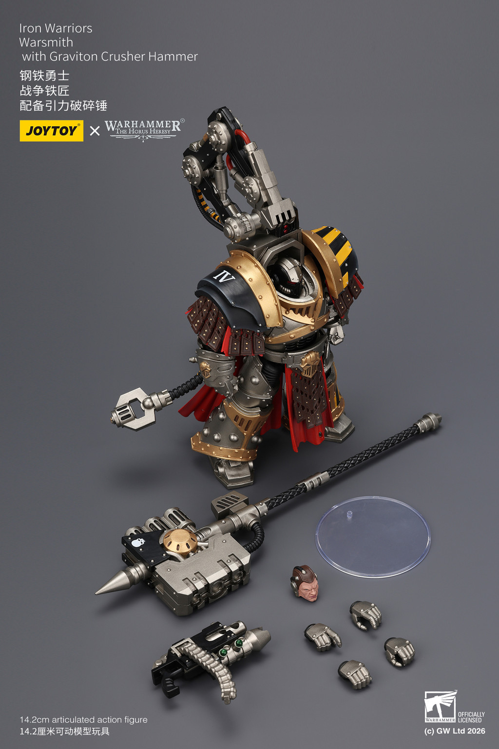 Iron Warriors Warsmithwith Graviton Crusher Hammer - view 13