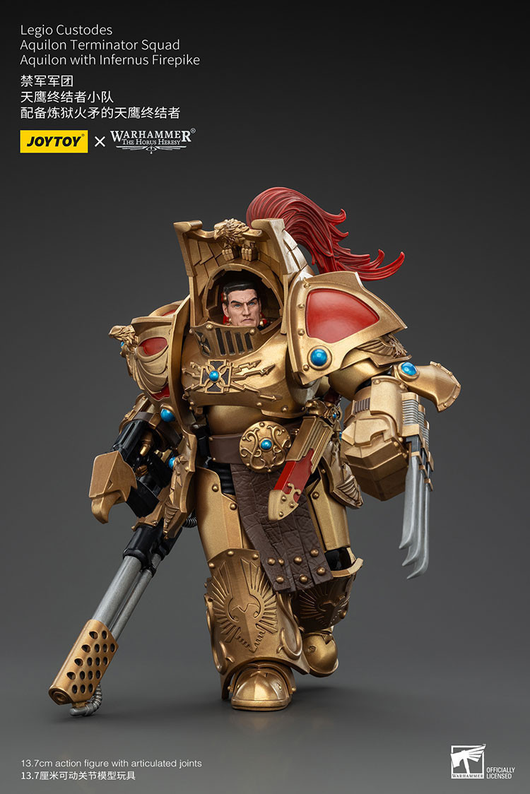 Legio Custodes Aquilon Terminator Squad Aquilon with Infernus Firepike - view 12