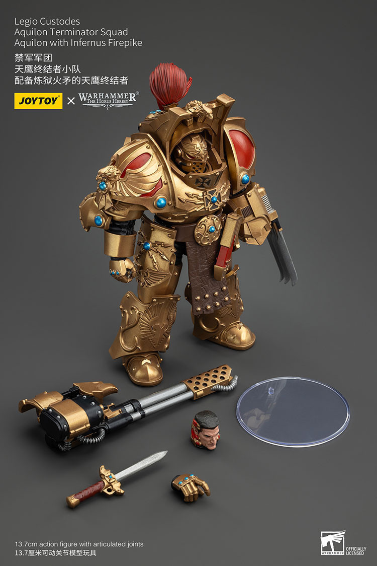 Legio Custodes Aquilon Terminator Squad Aquilon with Infernus Firepike - view 13