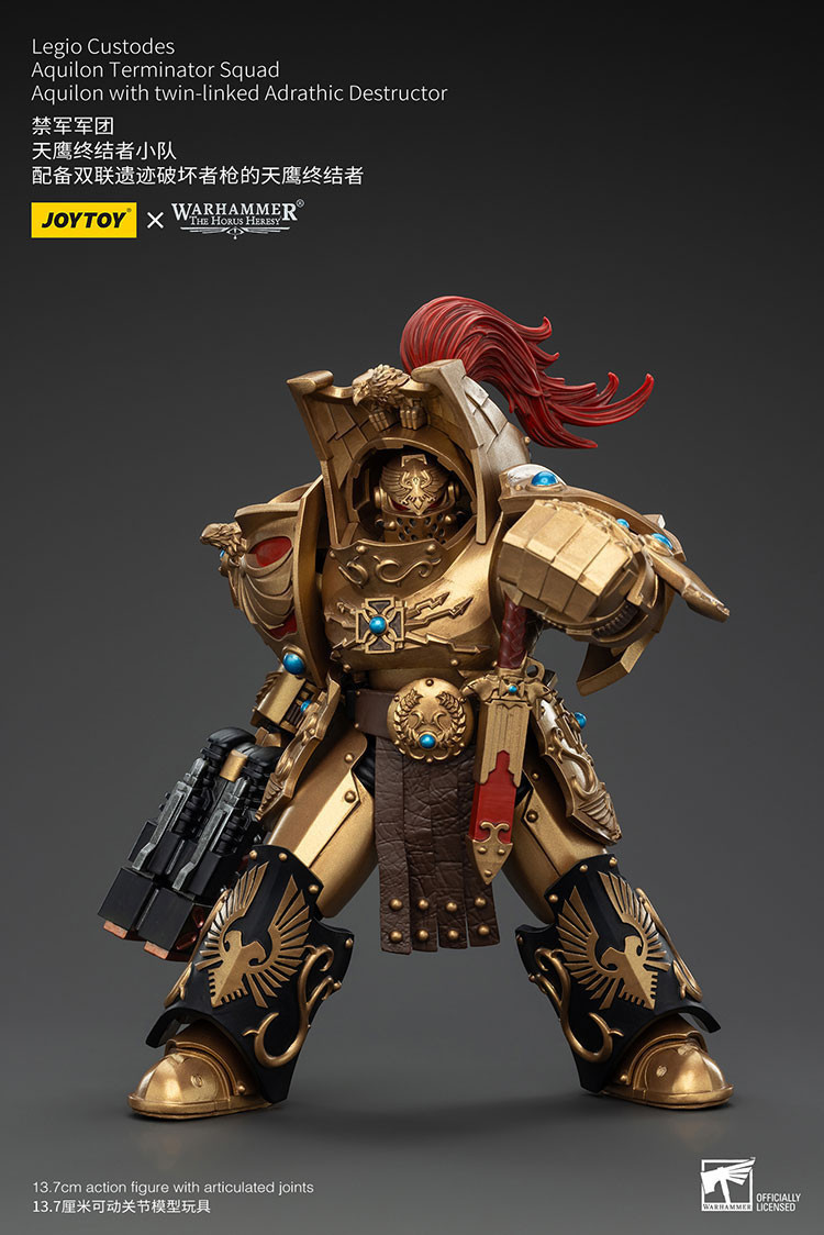 Legio Custodes Aquilon Terminator Squad Aquilon with twin-linked Adrathic Destructor - view 11