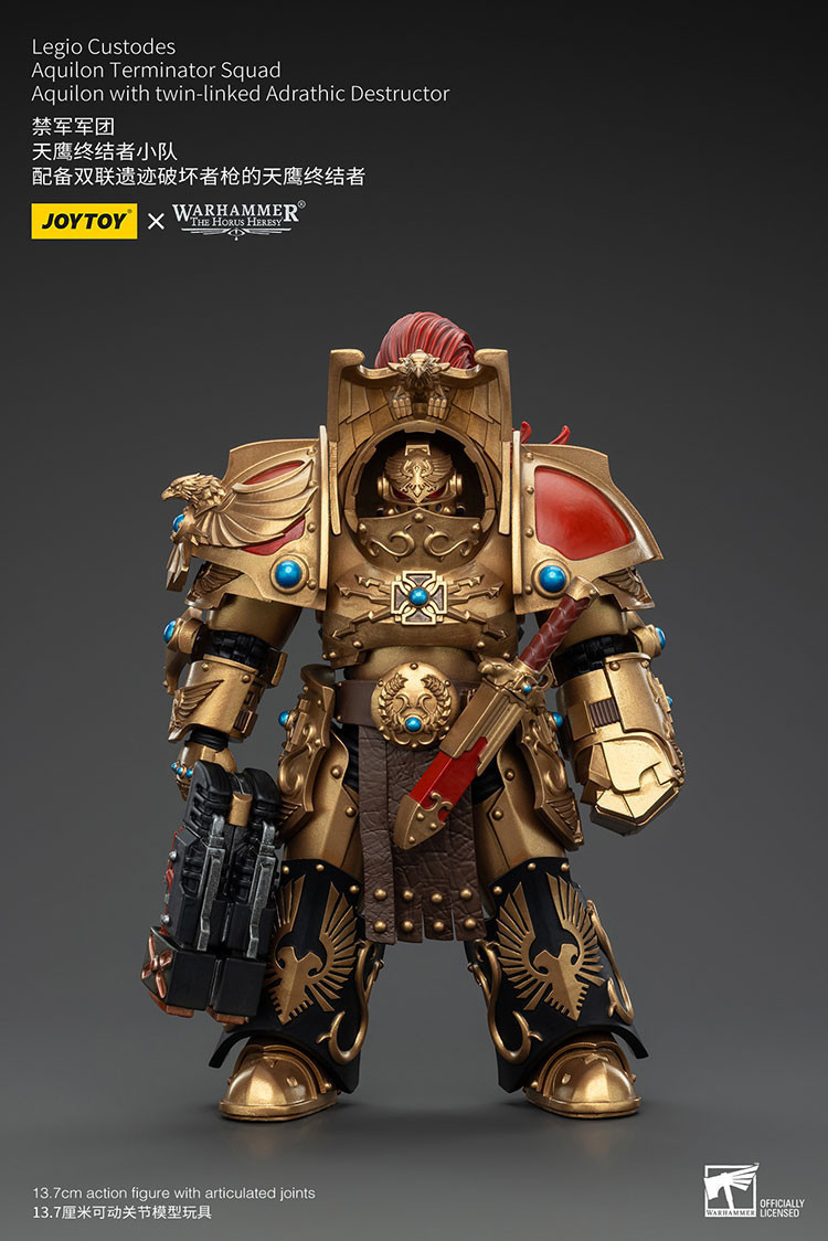 Legio Custodes Aquilon Terminator Squad Aquilon with twin-linked Adrathic Destructor - view 8