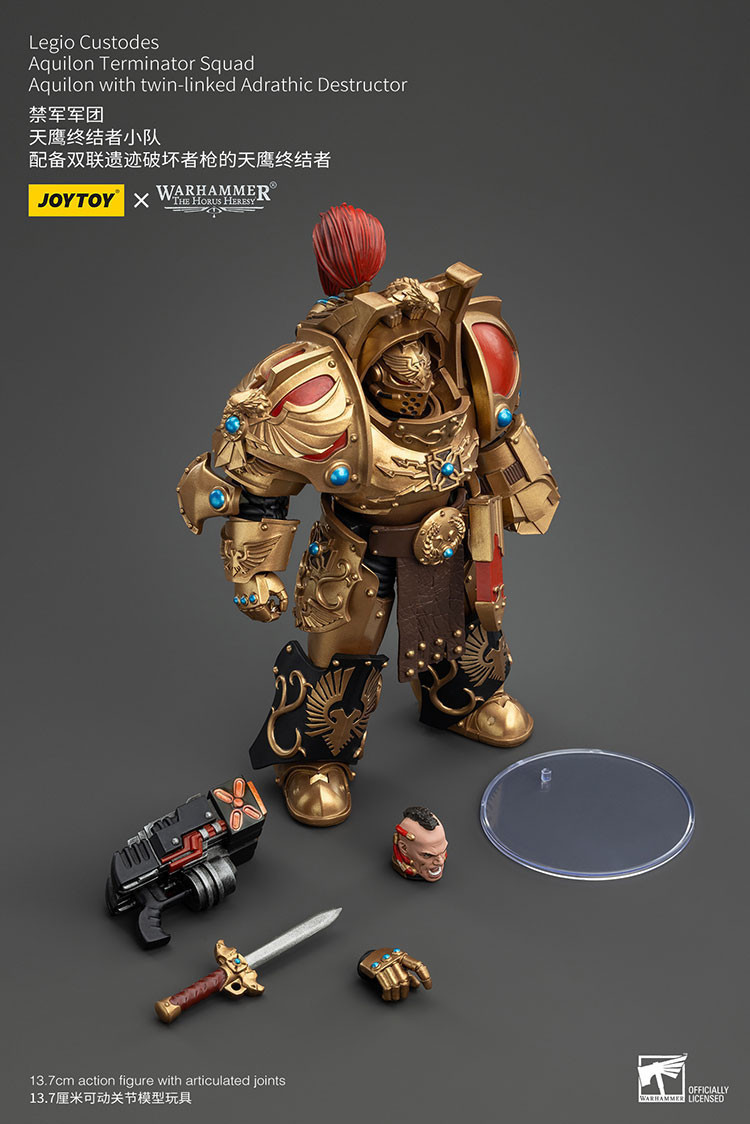 Legio Custodes Aquilon Terminator Squad Aquilon with twin-linked Adrathic Destructor - view 13