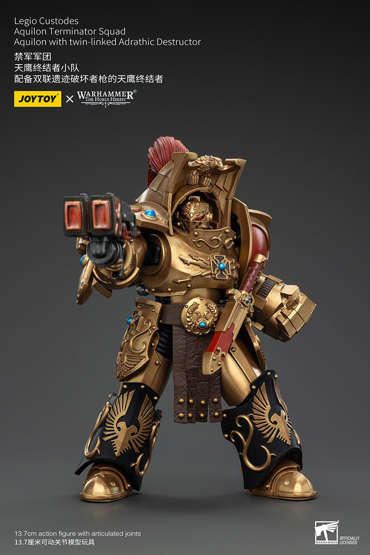 Legio Custodes Aquilon Terminator Squad Aquilon with twin-linked Adrathic Destructor - view 9