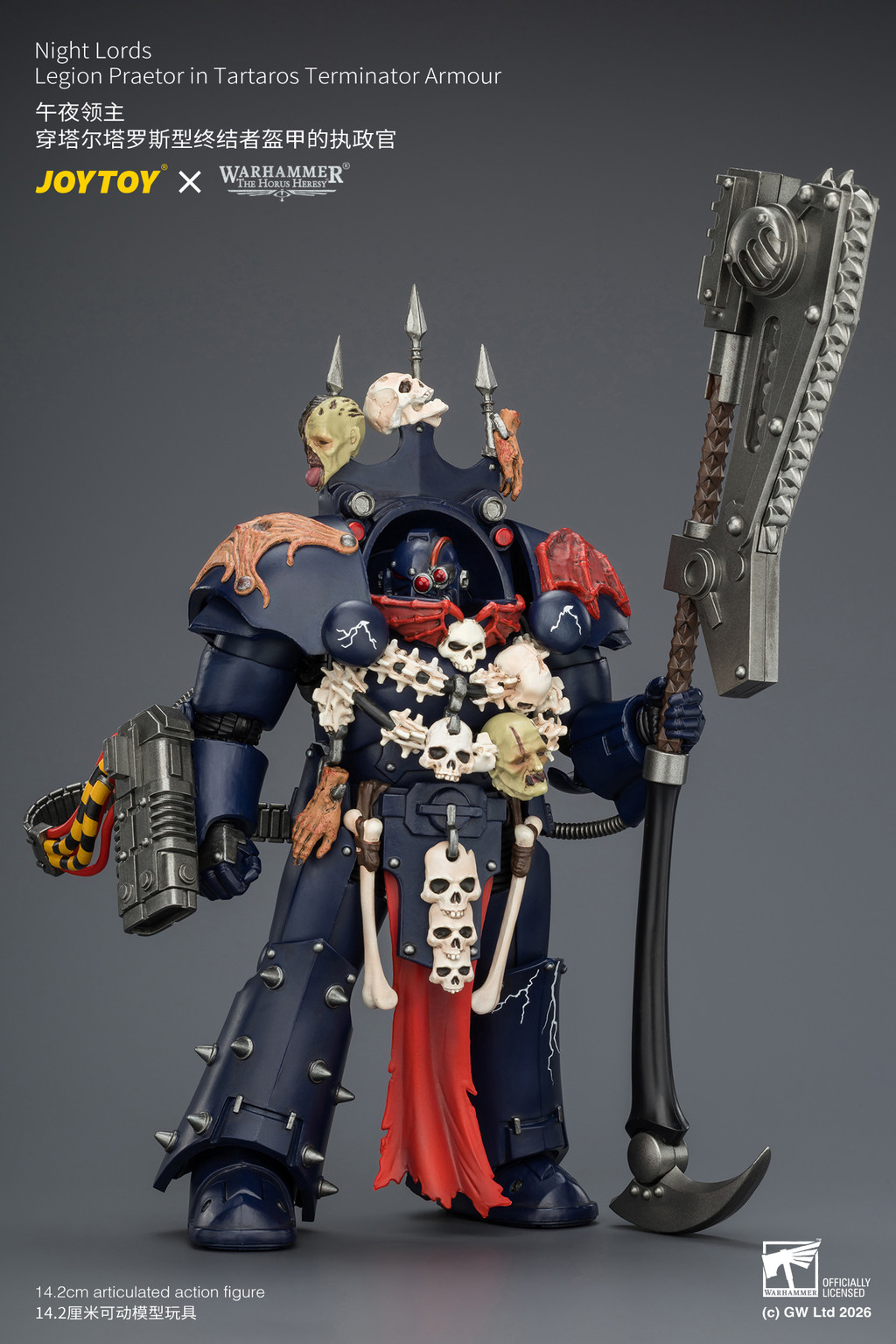 Night Lords Legion Praetor in Tartaros Terminator Armour - view 9