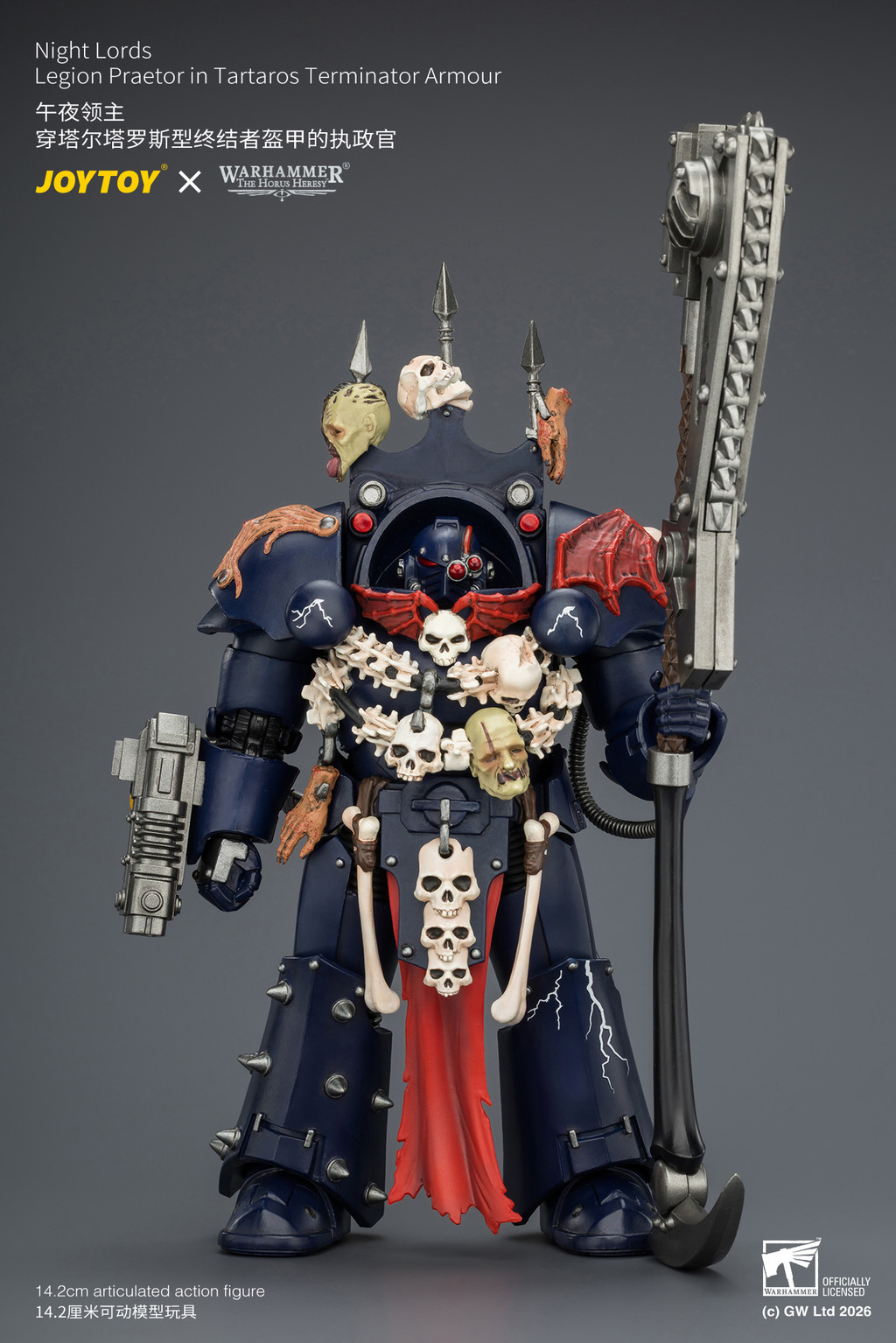 Night Lords Legion Praetor in Tartaros Terminator Armour - view 8