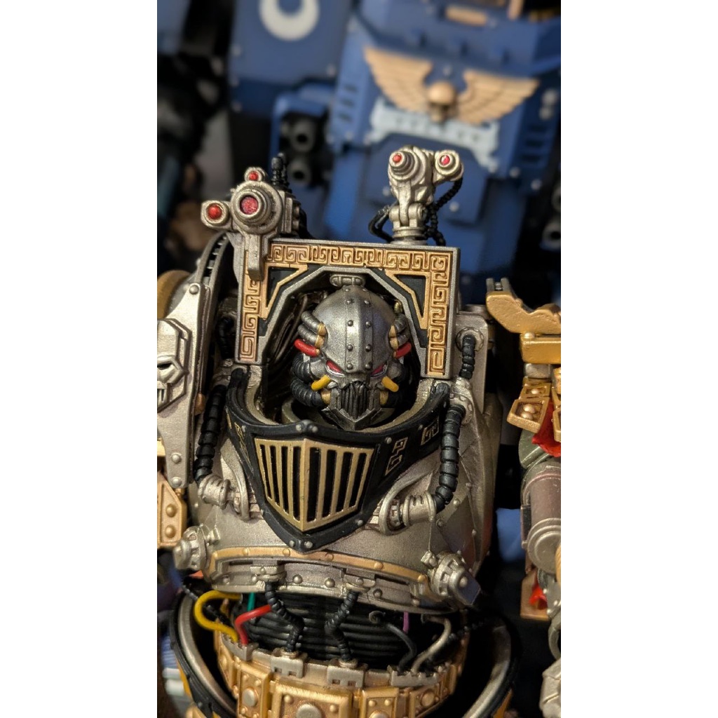 JOYTOY 暗源 戰鎚 WH30K 佩圖拉博 自製頭雕 已塗裝 - view 2