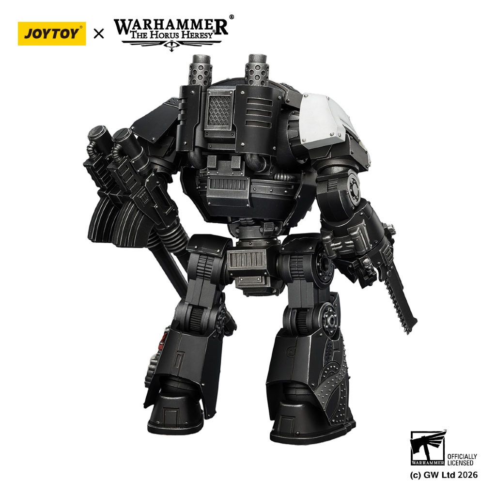 Raven Guard Contemptor Dreadnought with Gravis autocannon and Chainfist - view 3