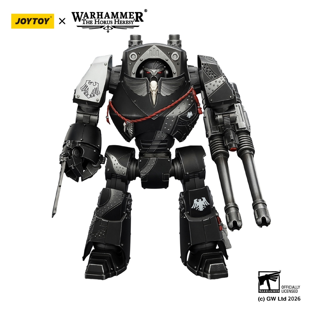Raven Guard Contemptor Dreadnought with Gravis autocannon and Chainfist - view 2
