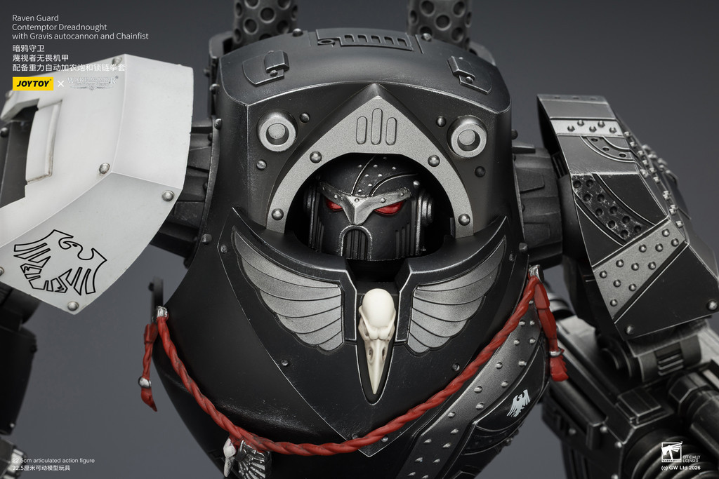 Raven Guard Contemptor Dreadnought with Gravis autocannon and Chainfist - view 16