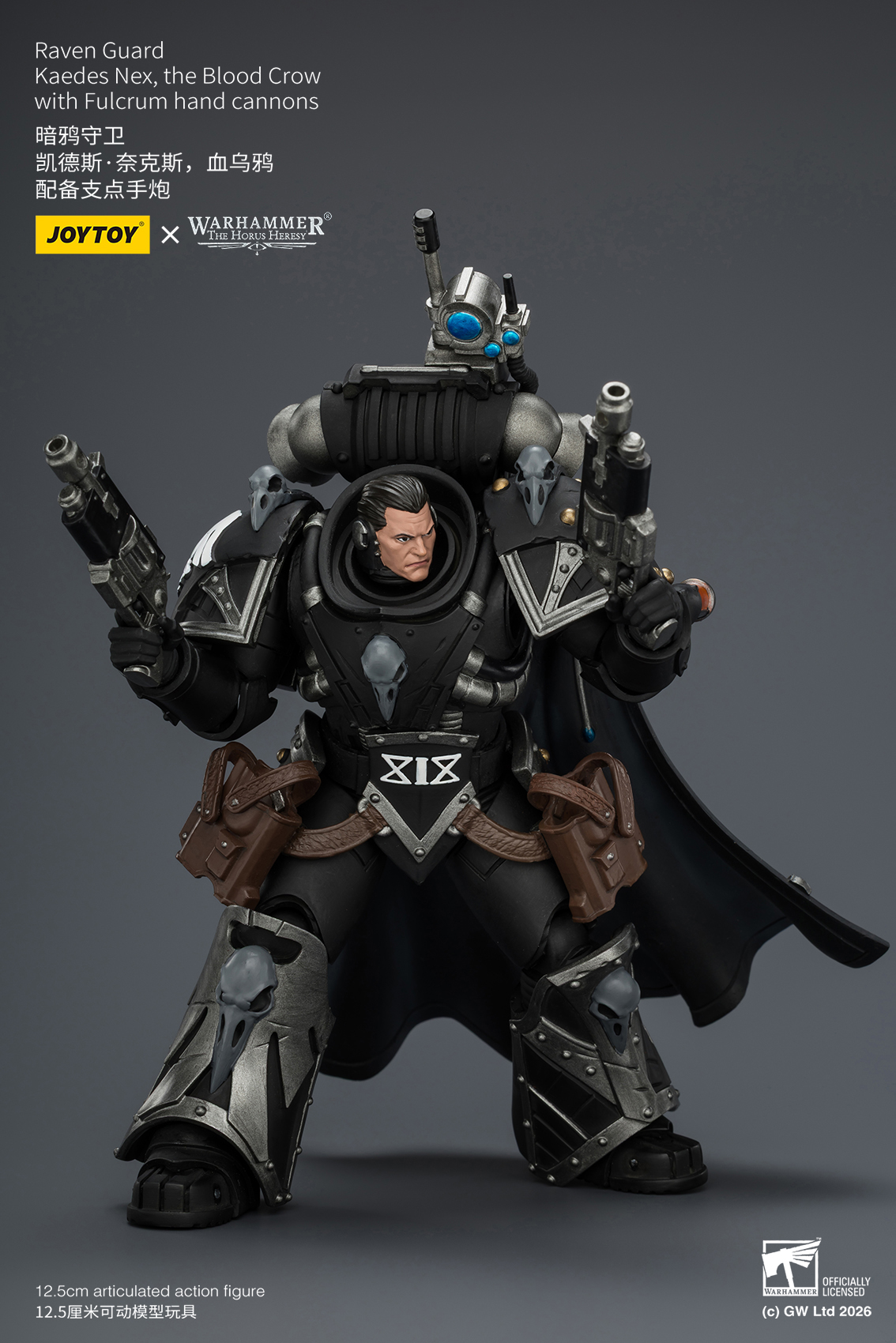 Raven Guard Kaedes Nex, the Blood Crow with Fulcrum hand cannons - view 14