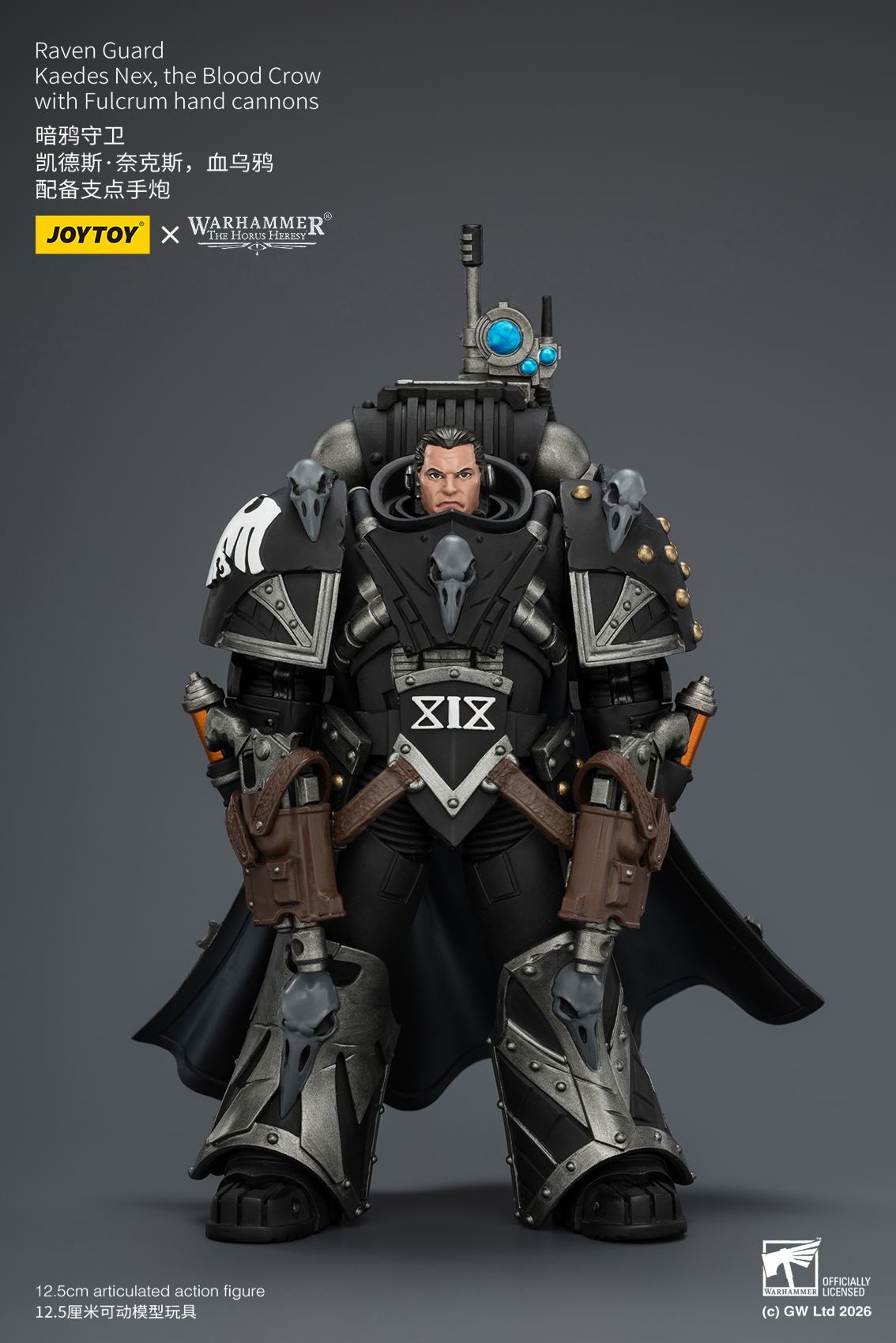 Raven Guard Kaedes Nex, the Blood Crow with Fulcrum hand cannons - view 8