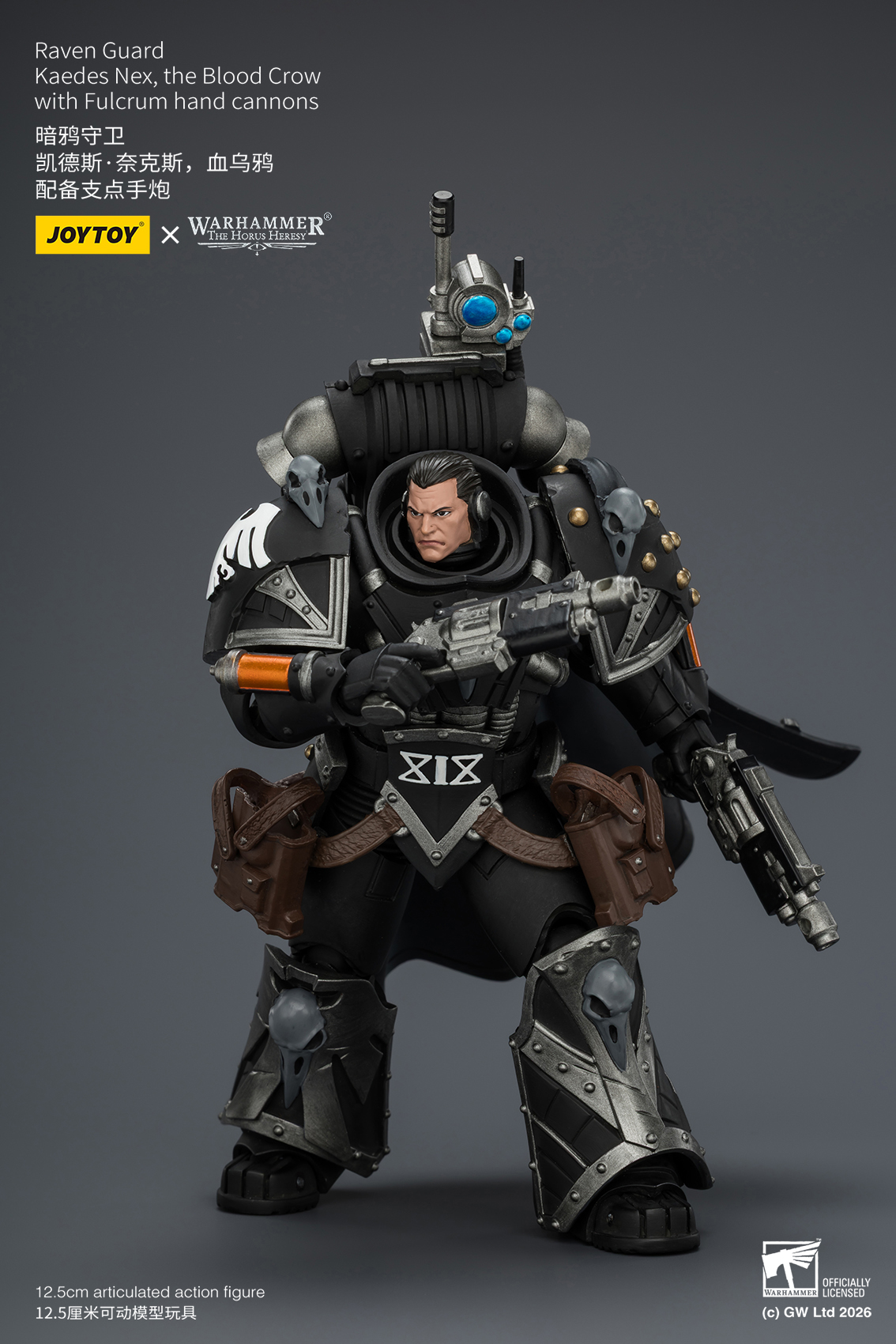 Raven Guard Kaedes Nex, the Blood Crow with Fulcrum hand cannons - view 15