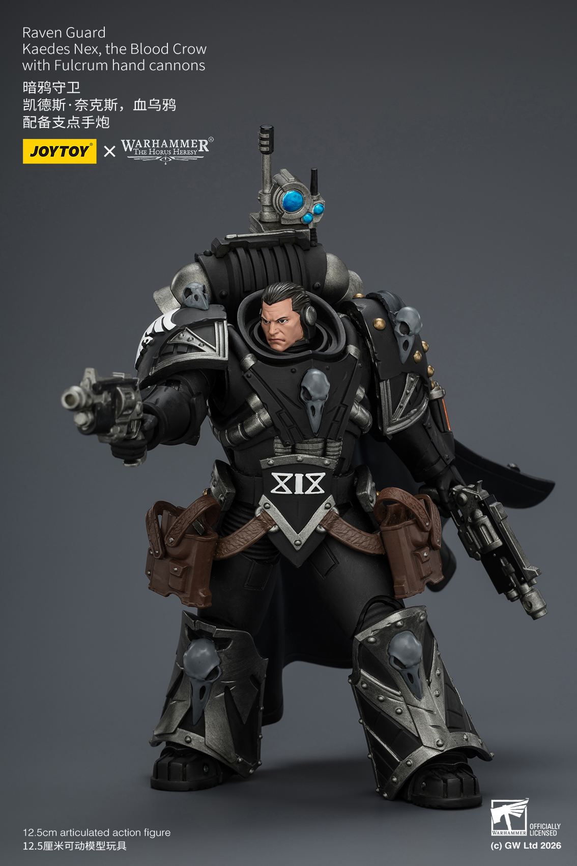 Raven Guard Kaedes Nex, the Blood Crow with Fulcrum hand cannons - view 13