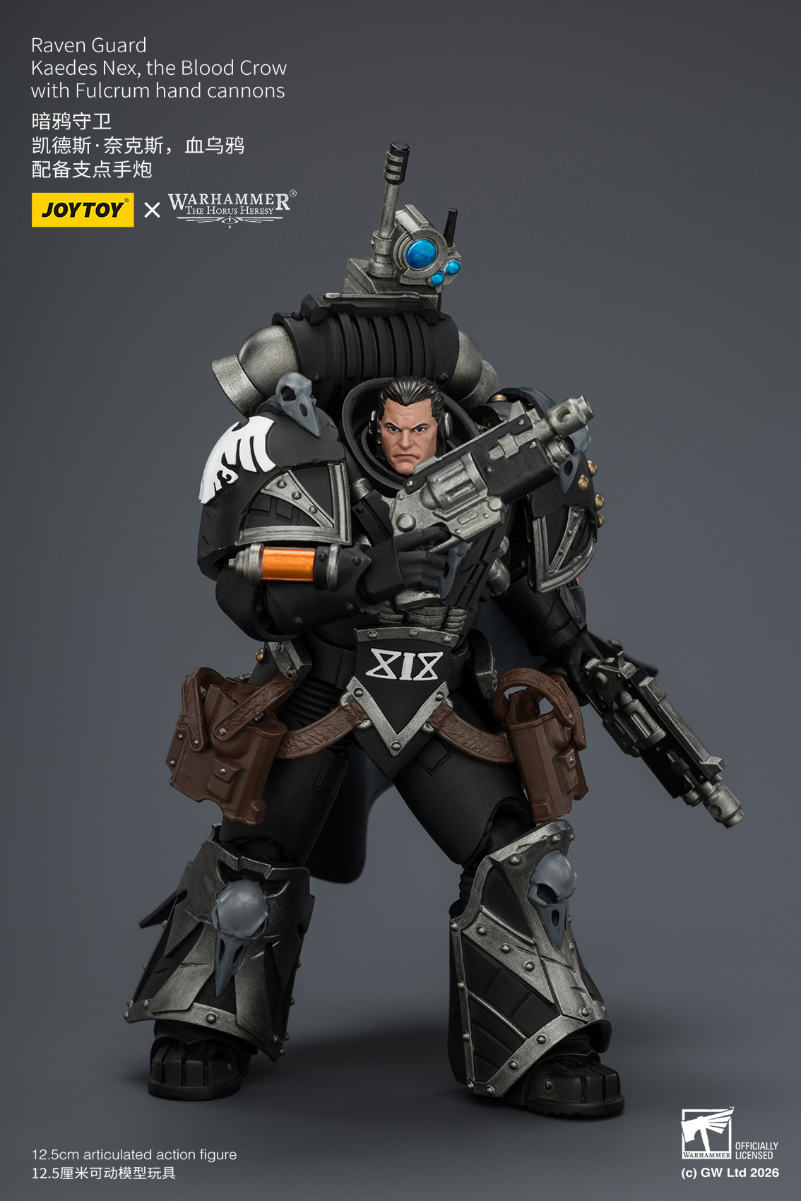 Raven Guard Kaedes Nex, the Blood Crow with Fulcrum hand cannons - view 16