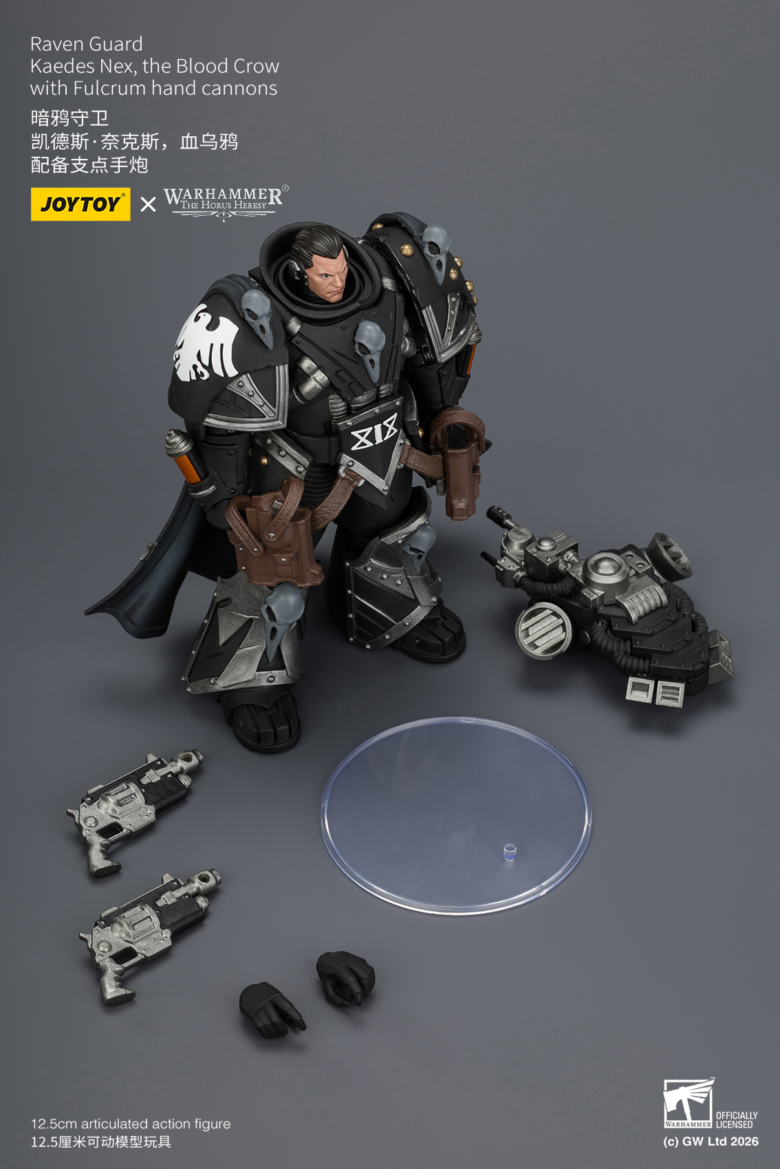 Raven Guard Kaedes Nex, the Blood Crow with Fulcrum hand cannons - view 19