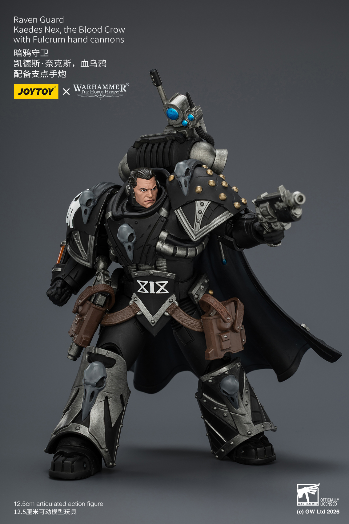 Raven Guard Kaedes Nex, the Blood Crow with Fulcrum hand cannons - view 17