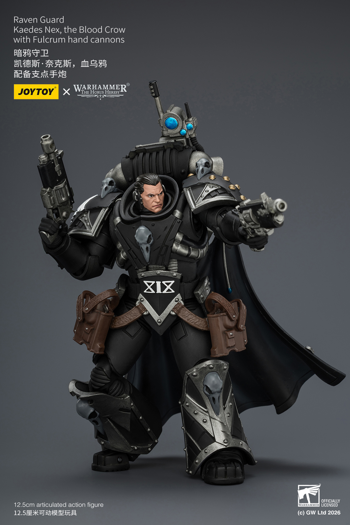 Raven Guard Kaedes Nex, the Blood Crow with Fulcrum hand cannons - view 12