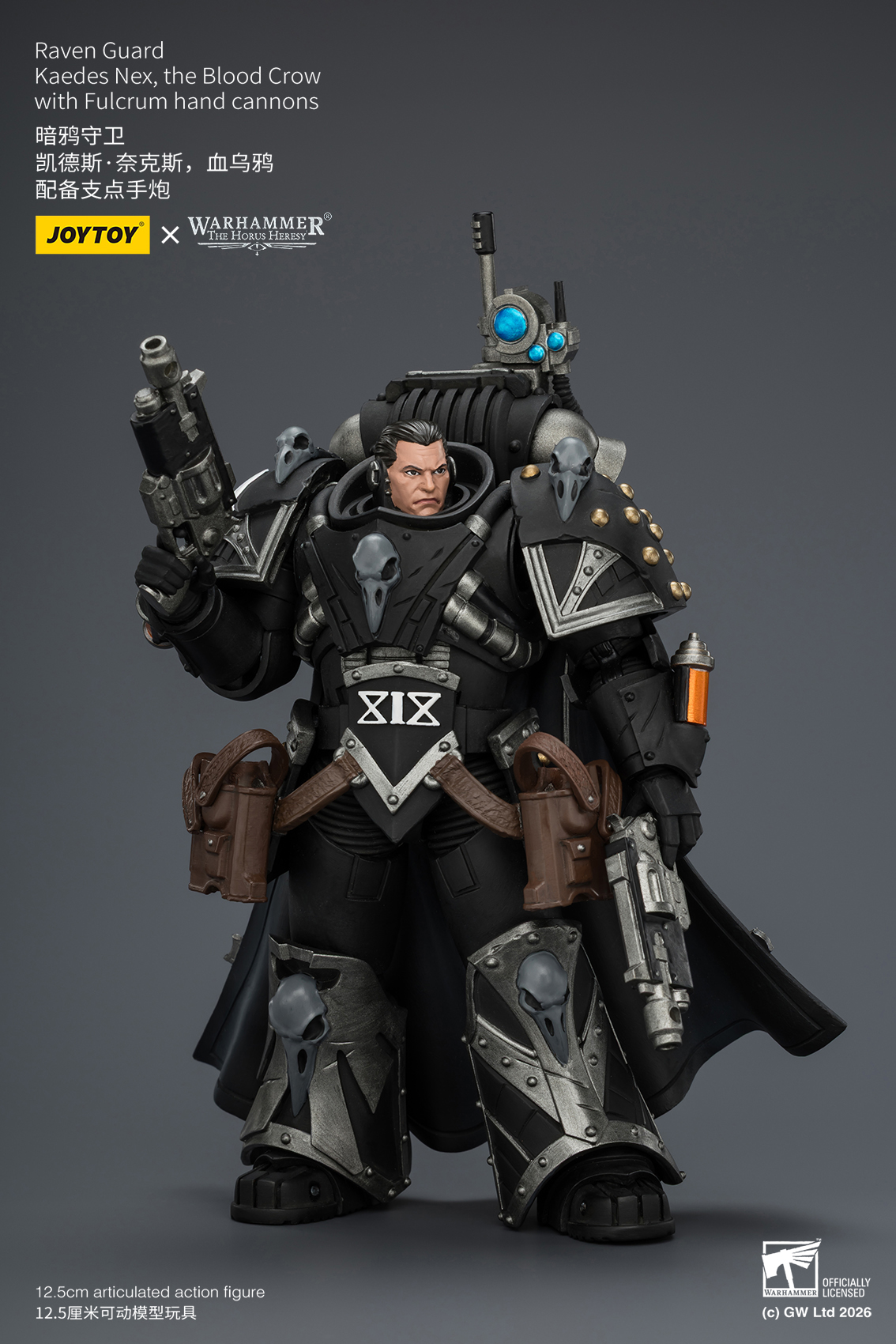 Raven Guard Kaedes Nex, the Blood Crow with Fulcrum hand cannons - view 10