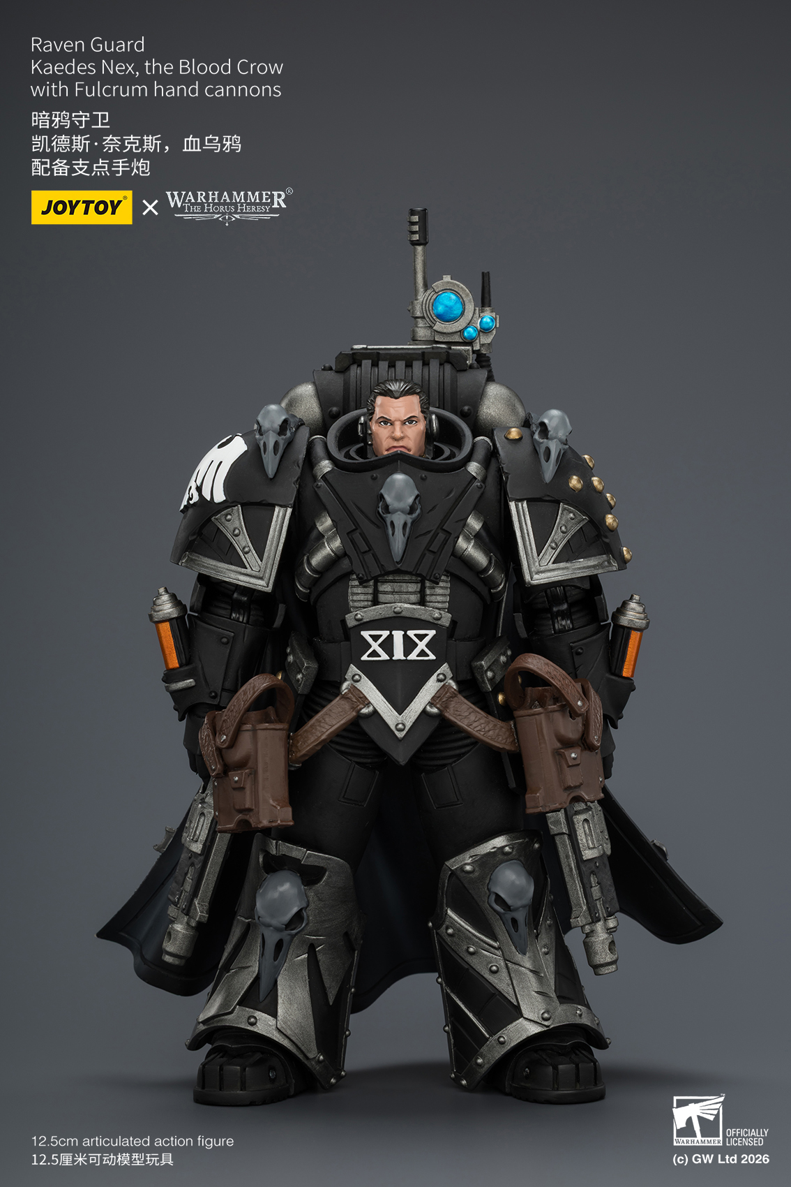Raven Guard Kaedes Nex, the Blood Crow with Fulcrum hand cannons - view 9