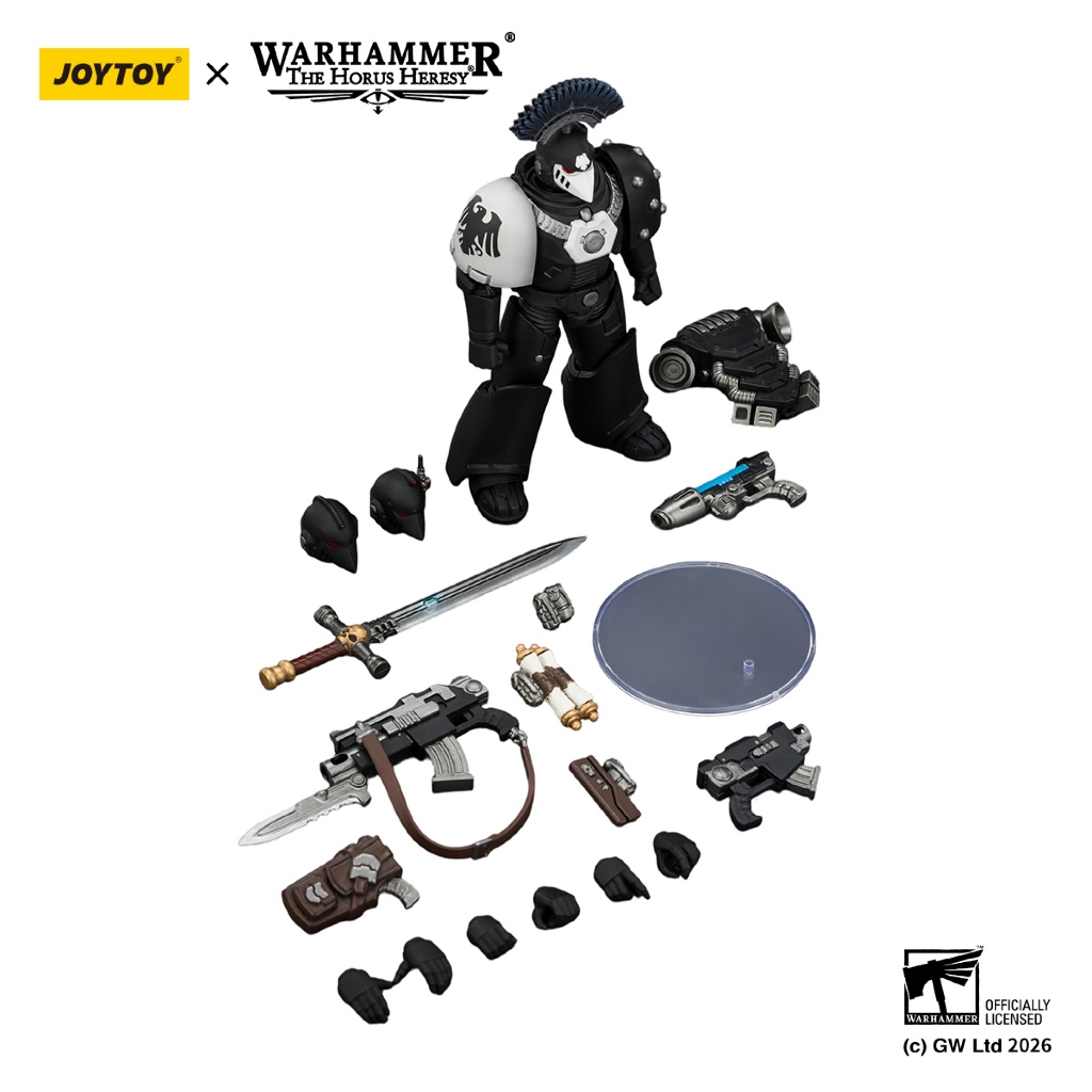 Raven Guard MkVI Tactical Sergeant with Power Sword, Bolter and Plasma Pistol - view 7