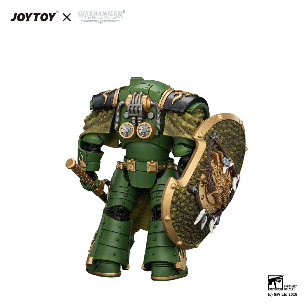 Salamanders Firedrake Terminator 1 with Thunder Hammer and Dragonscale Storm Shield - view 3